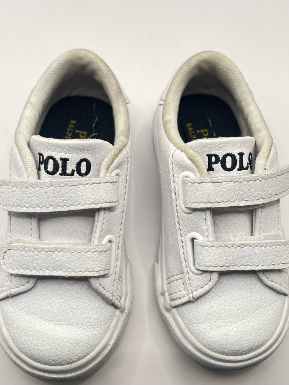 Polo Ralph Lauren Toddler 5.5 White Sneakers - Picture 7 of 7